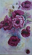 Poppies from an original watercolour by Wendy Griffiths