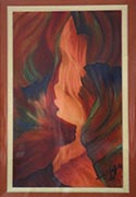 Sands of Fire #2 from an original pastel by Wendy Griffiths